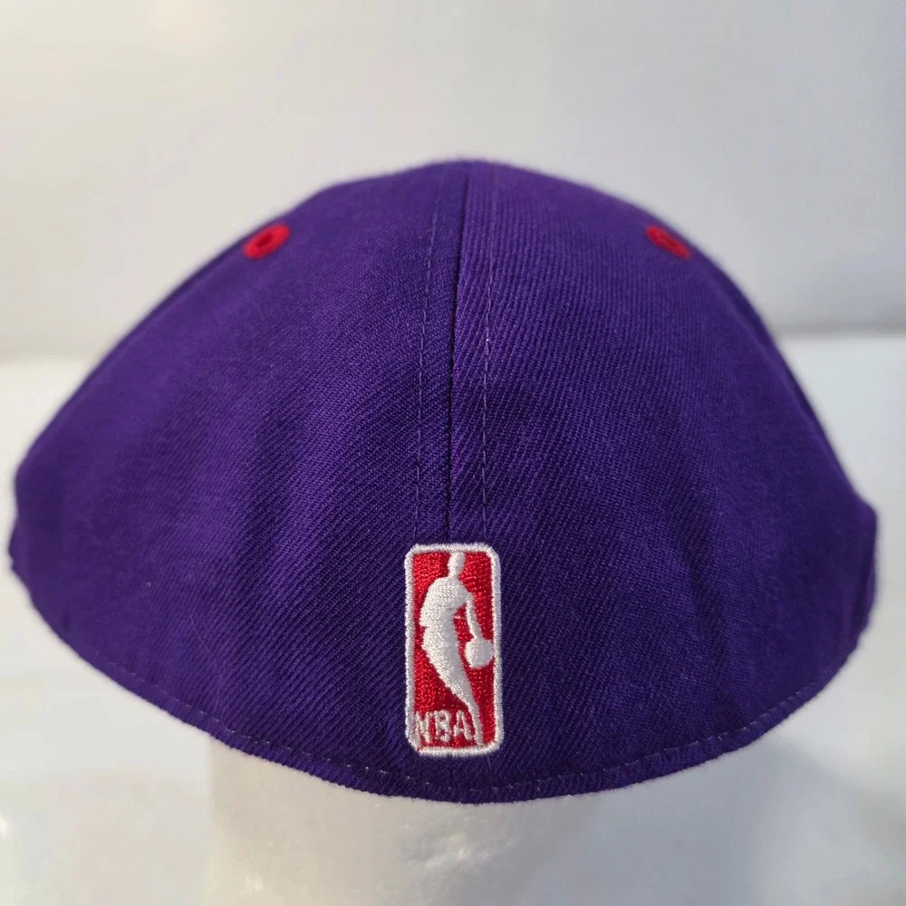 NWT Adidas Toronto Raptors NBA Fitted Hat Size 8 Purple White Black Wool Cap
